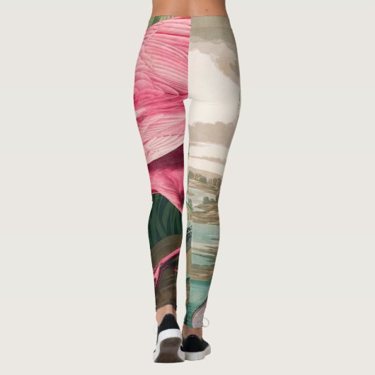 Roseate Spoonbill van John James Audubon Leggings (Achterkant)