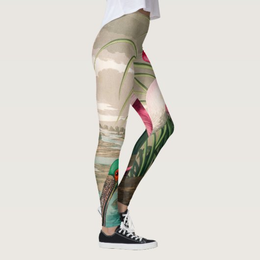 Roseate Spoonbill van John James Audubon Leggings (Rechts)