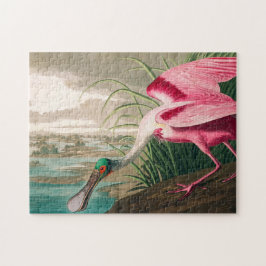 Roseate Spoonbill van John James Audubon Legpuzzel