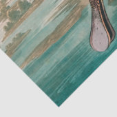 Roseate Spoonbill van John James Audubon Tissuepapier (Detail)