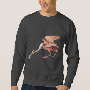 Roseate Spoonbill Wading Bird Illustration Art Trui