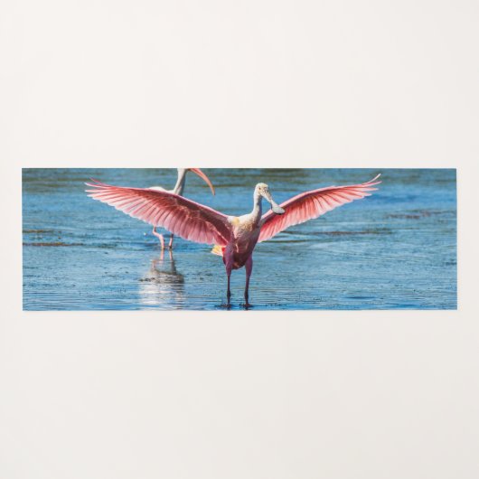 Roseate Spoonbill Yoga Mat (Achterkant (horizontaal))