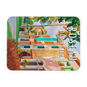 Roseau, de tropische stad Dominique Magneet (Horizontaal)