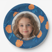 Roseberry Custom foto en naam Paper Bord (Voorkant)