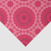Roseberry roze Boho afbeelding etnisch geometrisch Tissuepapier (Detail)