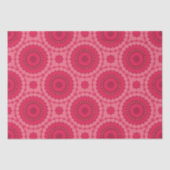 Roseberry roze Boho afbeelding etnisch geometrisch Tissuepapier (Voorkant)