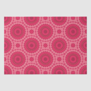 Roseberry roze Boho afbeelding etnisch geometrisch Tissuepapier