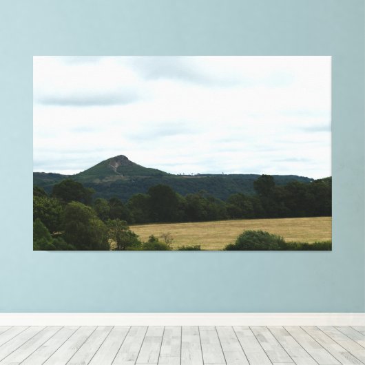 Roseberry Topping Canvas Afdruk (Insitu (Houten vloer))