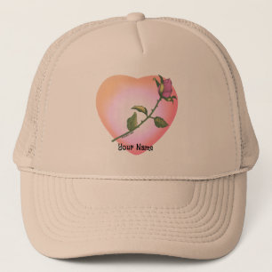 Rosebud-bloemen Trucker Pet