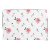 Rosebud Bloom Pillowcases Dubbelzijdig Bloemmotief Kussensloop (Voorkant-Links)