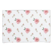 Rosebud Bloom Pillowcases Dubbelzijdig Bloemmotief Kussensloop (Voorkant-Rechts)