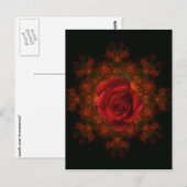 Rosebud Briefkaart (Voorkant / Achterkant)