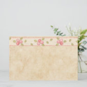 Rosebud Briefpapier (Staand voorkant)