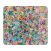 Rosebud Deco glazen snijplank (Voorkant)