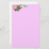  Rosebud en Daisies Stationery Briefpapier (Voorkant / Achterkant)