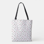Rosebud Floral Bag Tote Bag (Achterkant)