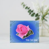 Rosebud Floral  Briefkaart (Staand voorkant)