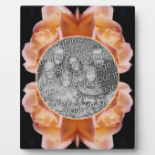 Rosebud Flower Tinted Voeg je eigen foto toe Fotoplaat (Voorkant)