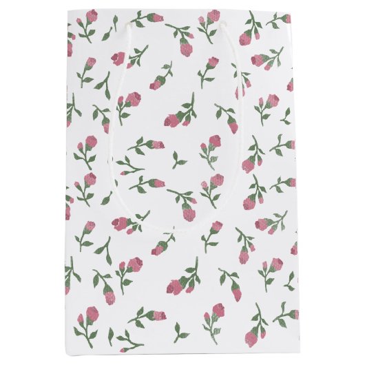 Rosebud Gift Bag Medium Cadeauzakje (Voorkant)
