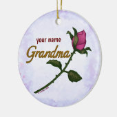 Rosebud Grandma ornament (Links)