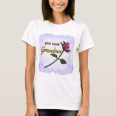 Rosebud Grandma T-shirt (Voorkant)