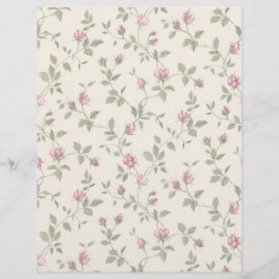 Rosebud Ivory Arts & Craft Scrapbook Paper