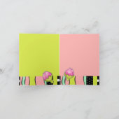 Rosebud Joy kleurpatroon Opmerking Kaart (Binnen)
