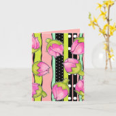 Rosebud Joy kleurpatroon Opmerking Kaart (Gele Bloem)