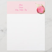 Rosebud Letterhead Custom Briefhoofd (Voorkant)