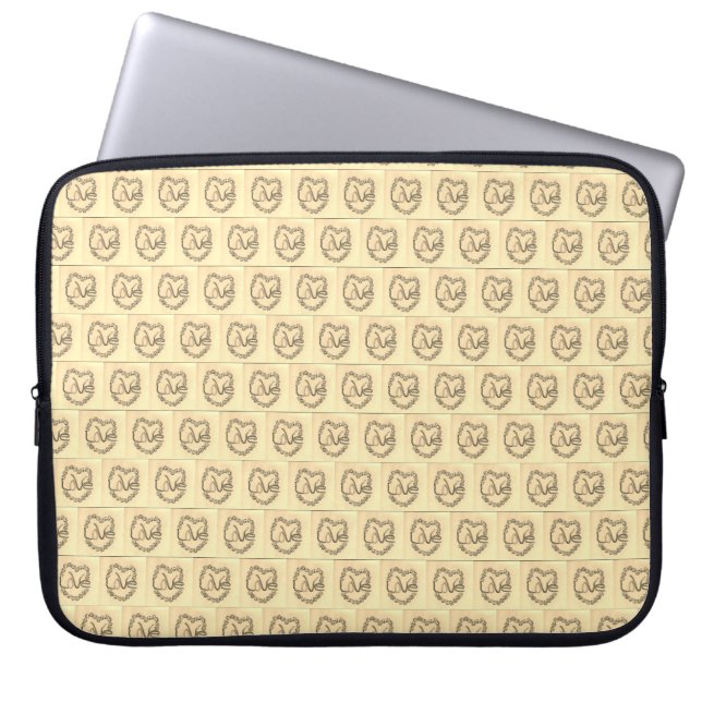 Rosebud Love Laptop Sleeve (Voorkant)