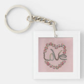 Rosebud Love Sleutelhanger (Voorkant)