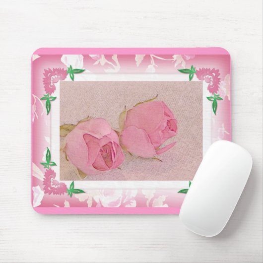 Rosebud Mousepad Muismat (Met muis)