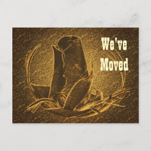 Rosebud New Address Moving Briefkaart