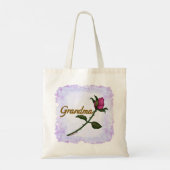 Rosebud Oma boodschappentas Tote Bag (Achterkant)