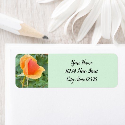 Rosebud Photo Return-adreslabels Etiket (Insitu)