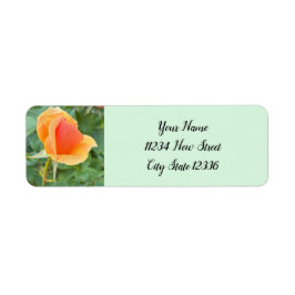 Rosebud Photo Return-adreslabels Etiket