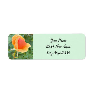 Rosebud Photo Return-adreslabels Etiket
