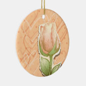  rosebud, siervisje keramisch ornament (Rechts)