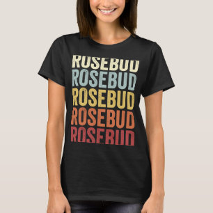 Rosebud South Dakota Rosebud SD Retro tekst T-shirt