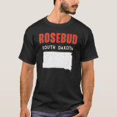 Rosebud South Dakota USA T-shirt (Voorkant)