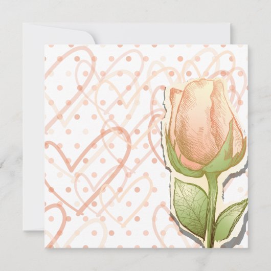  rosebud, uitnodiging (Voorkant)