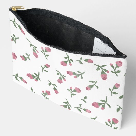 Rosebud Zipper Pouch - Groot Etui (Open)