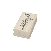Rosebuds en kunststempel rubberstempel (Stempel)