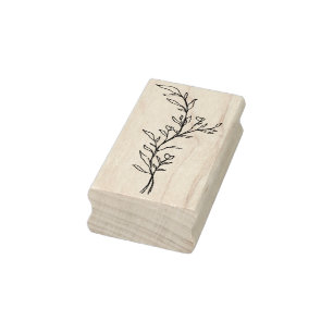 Rosebuds en kunststempel rubberstempel