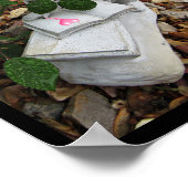 Rosebuds & Raindrops Kisses Wall Art beroemd gemaa Poster (Hoek)