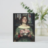 Rosebuds van John William Waterhouse Briefkaart (Staand voorkant)
