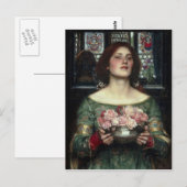 Rosebuds van John William Waterhouse Briefkaart (Voorkant / Achterkant)