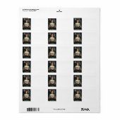 Rosebuds van John William Waterhouse Etiket (Full Sheet)