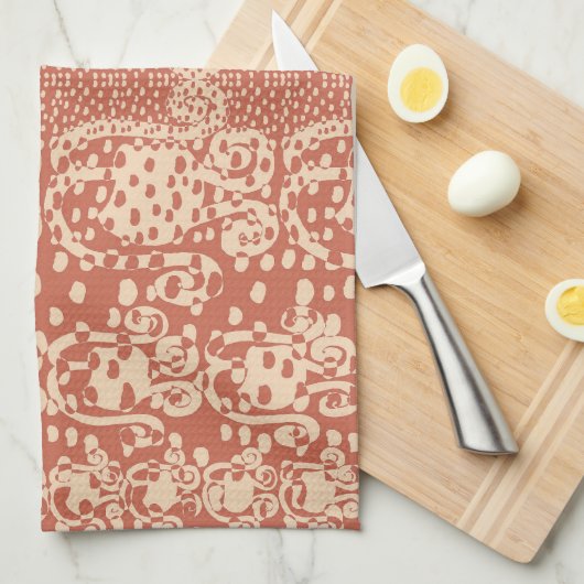 Rosebulbs Cupflowers Theedoek (Quarter Fold)