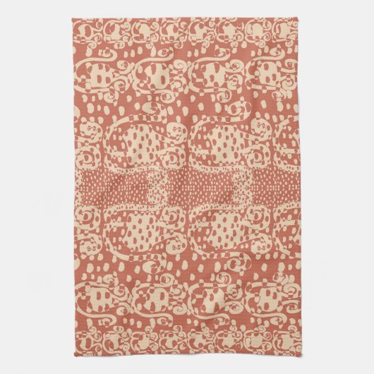 Rosebulbs Cupflowers Theedoek (Verticaal)